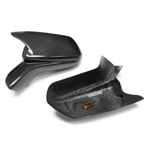 Carbon Fiber Rearview Side Mirror Cover For Chevrolet Camaro 2016-2024 2017 2018 - Picture 5 of 8