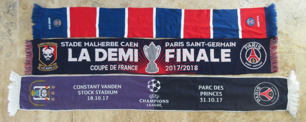 Lot De 4 Écharpes Supporter EA Guingamp – Coupe De France 2009, Multicolores, Scarf Collection