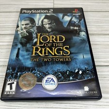 Lord of the Rings The Two Towers PS2 (Sony PlayStation 2, 2004) No Manual Black