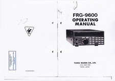Bedienungsanleitung-Operating Istruzioni per Yaesu FRG-9600
