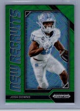 2023 Panini Prizm Draft Picks #NR-11 Josh Downs New Recruits Green