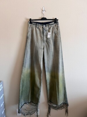 Rick Owens LUXOR Tailored Belas Acid Degrade - Size 50 - Pearl - Brand New