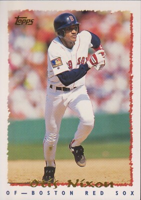 1995 Topps #148 Otis Nixon Boston Red Sox Baseball Card | eBay