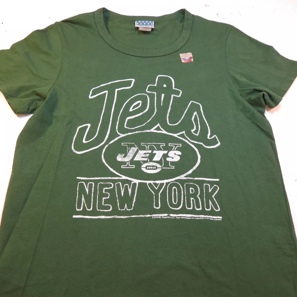 NEW JUNK FOOD NEW YORK NY JETS NFL FOOTBALL TEE T SHIRT Womens XL Green