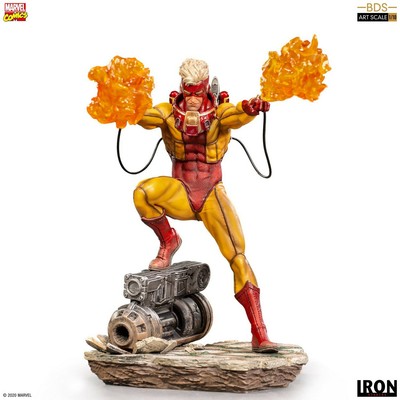 Iron Studios 1/10th Marvel Comics X-Men Pyro Painted Limited Statue New In Stock