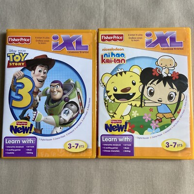 Ni Hao Kai-Lan & Toy Story Fisher Price IXL Learning System CD LOT