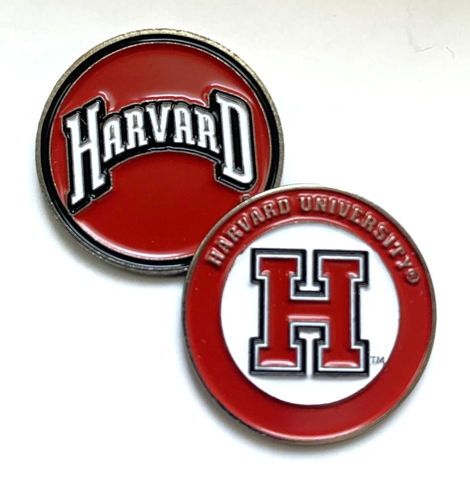 Harvard Crimson Golf Ball Marker New