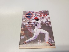 RS20 Texas Rangers 1997 MLB Baseball Pocket Schedule in SPANISH - Miller Lite