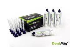 Box of 4 Dentmix Monophase Regular Set Impression Material with 12 Mixing Tips.
