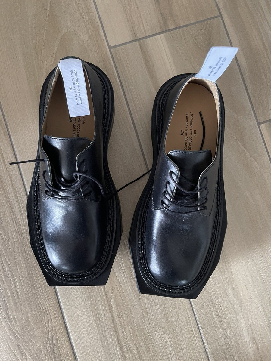 rokh H&M. Platform derby shoes in leather H&M × rokh rokh H&M. Platform derby shoes in leather | Grailed main image 4