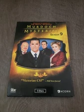 Murdoch Mysteries: Season 09 (DVD, 2015) Thiller Canadian Sleuthing Criminal TV