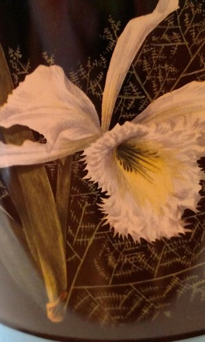 DOSE TEEKANISTER/BEHÄLTER WEISS Blumen SCHWARZER Hintergrund TÜRKIS Zickzack DECKEL - Bild 7 von 12