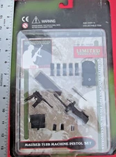 Workshop German Mauser 713R Machine Pistol set 1/6 WW1 WW2 never opened