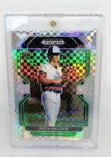 2022 Prizm Draft Picks ⚾️  Base  Plaid 💥Seth Keller 17/35 RC Baseball Rookie 