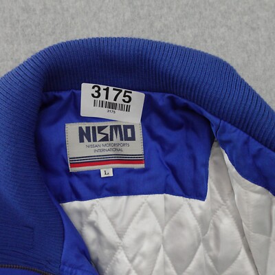 NISSAN NISMO Group C Nylon Jacket L Blue Motorsports NISSAN NISMO Group C Nylon Jacket L Blue Motorsports