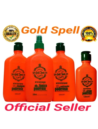 Gold spell - Shampoo + Conditioner + Powerful Tonic 3x250ml + Serum 120ml