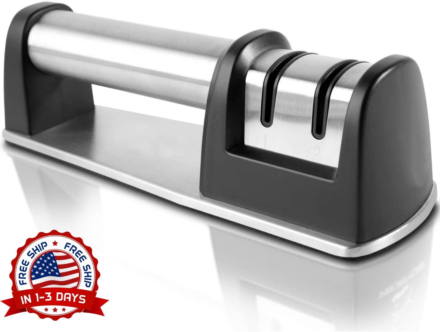 Professional Kitchen Knife Sharpener Straight Serrated
