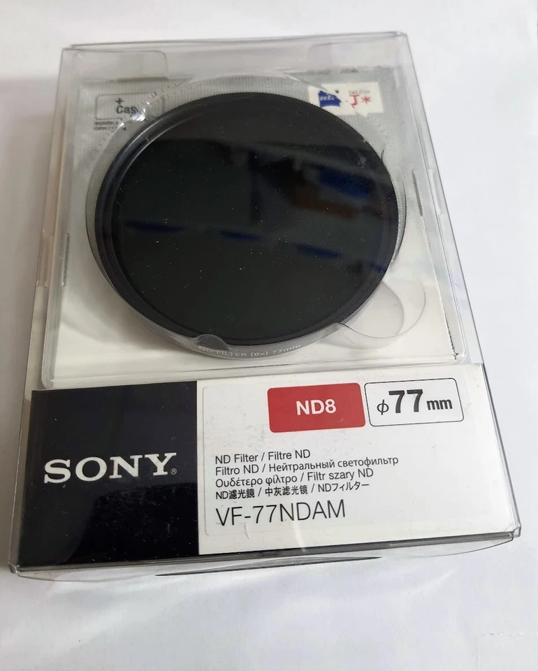 Sony 77mm ND-8 Neutral Density Lens Filter Japan ND8X ND 8X ND8 77 mm Genuine - Image 4 of 4