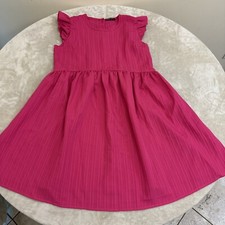 SHEIN Woman Pink Flutter Sleeve Fit & Flare Dress Size 6 NEW!