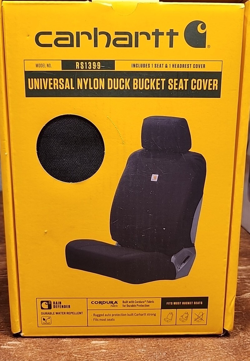 Carhartt Universal Nylon Duck Bucket Seat & Headrest Cover RS1399 eBay