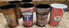 LOT 6 VTG Cups Texas Ranger&rsquo;s MLB Plastic