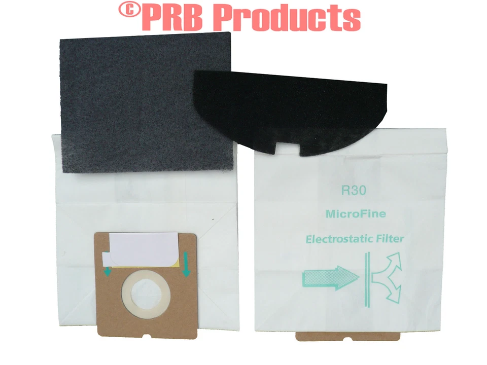 Hoover Allergen Canister Vacuum Bags + Filters for models using Type R30 Bags - Image 2 of 2