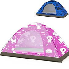 KidzAdventure 2 in 1 Indoor/Outdoor Tent for Kids, Small 1 or Pink single layer