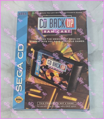 SEGA CD BACK UP RAM CART (Sega CD SCD) Brand New Factory Sealed - Picture 1 of 11