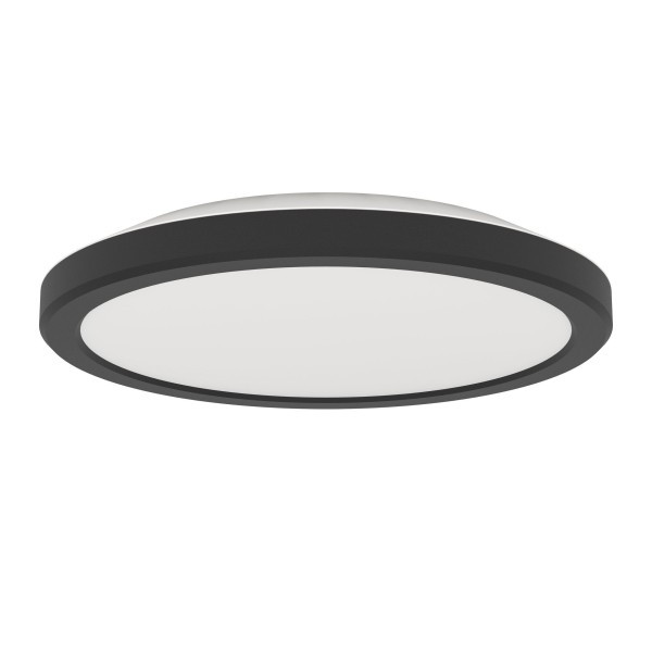 Eglo Led Deckenleuchte Testara-E Schwarz Ø 21 Cm Neutralweiß Deckenlampen &-image