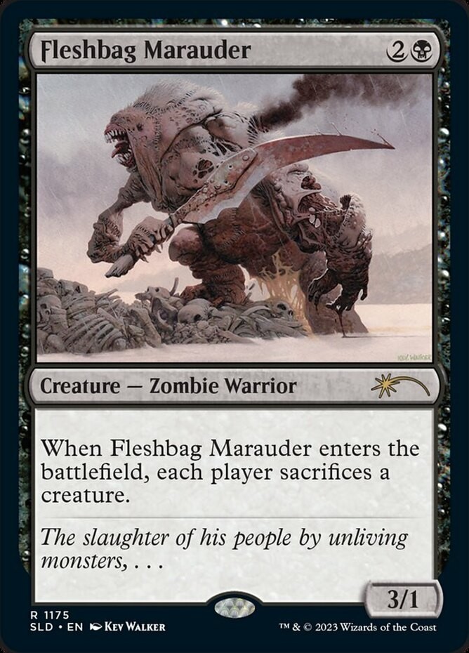 1x Fleshbag Marauder Light Play MTG Magic - Kid Icarus -