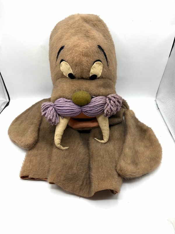 RARE 1969 Carnival Horrible Henry Walrus Puppet Poss Bob Baker Style  VINTAGE