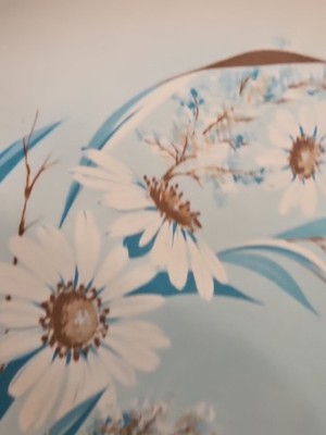 Beautiful Set 19 Vintage Aqua/White Lenox Ware Melamine  Daisy Dinnerware 