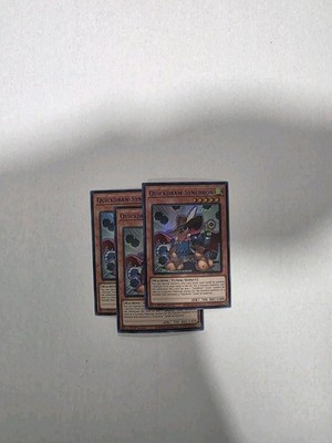 YuGiOh! 3x Quickdraw Synchron LDS3-EN117 Ultra Rare (BLUE) 1st Edition Near Mint