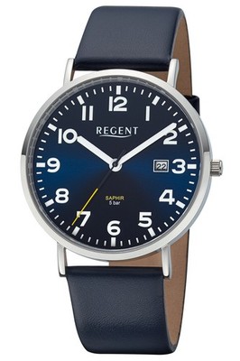 REGENT Herrenuhr Quarz Dunkelblau F-1630