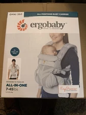 Ergobaby Omni 360 Cool Air Mesh Ergonomic Baby Carrier Pearl Grey