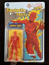 2021 Hasbro Marvel Legends Retro HUMAN TORCH 3.75 Action Figure Kenner UNPUNCHED
