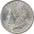 1902-P Morgan Silver Dollar PCGS MS64 Blazing White Gem Great Eye Appeal
