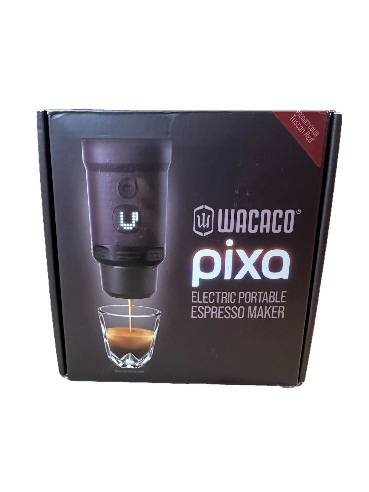 WACACO PIXA ELECTRIC PORTABLE ESPRESSO MAKE(DARK BURGANDY)