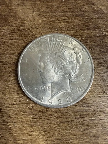 1923 Peace Dollar 90% SILVER 0.773 Troy Oz SILVER Very Good Circulated Condition
