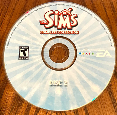 The Sims Complete Collection PC CD-ROM Disc 2