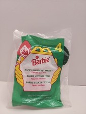 1996 Barbie Happy Holidays Doll 4 McDonald's Happy Meal Toy MIP