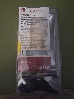 Under Cabinet Light Utilitech Xenon 28332 Plug In Or Direct Wire Nickle 8 Inch