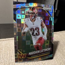 Panini 2025 Prizm Pandora Prizm Marshon Lattimore #184 /400 Washington Commande…