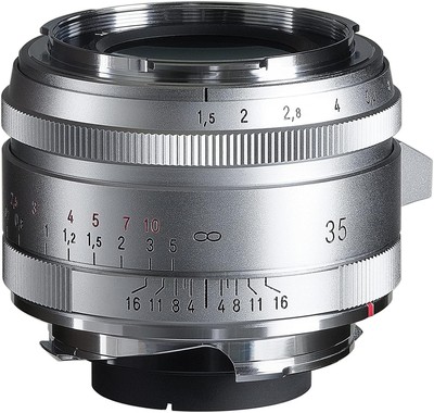 Voigtlander NOKTON Vintage Line 35mm F1.5 Aspherical TypeII VM SILVE