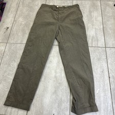 Vintage Levis Sta-Prest Beige Corduroy Straight Pant Mens Talon Zip No Size Tag