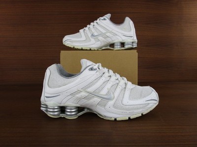 Nike Shox Navina Women's Shoes Sneakers Running White Silver