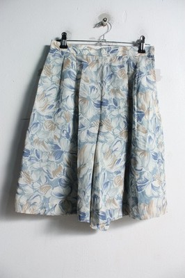 Damen Vintage 80er 90er Culotte Shorts - Größe XS 24'' (e81)