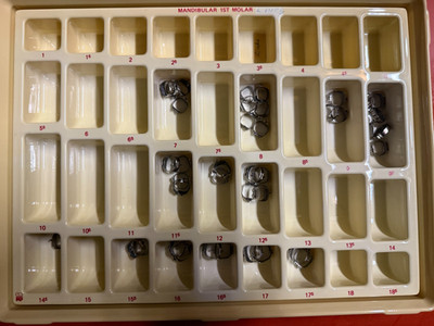 Molar Crown Kit Set / KFO Arches / KFO Rods Set Dental Medicine Dental Crown #9