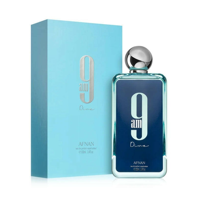 Afnan 9am Dive Eau de Parfum 100ml Unisex Spray Fragrance Perfume New