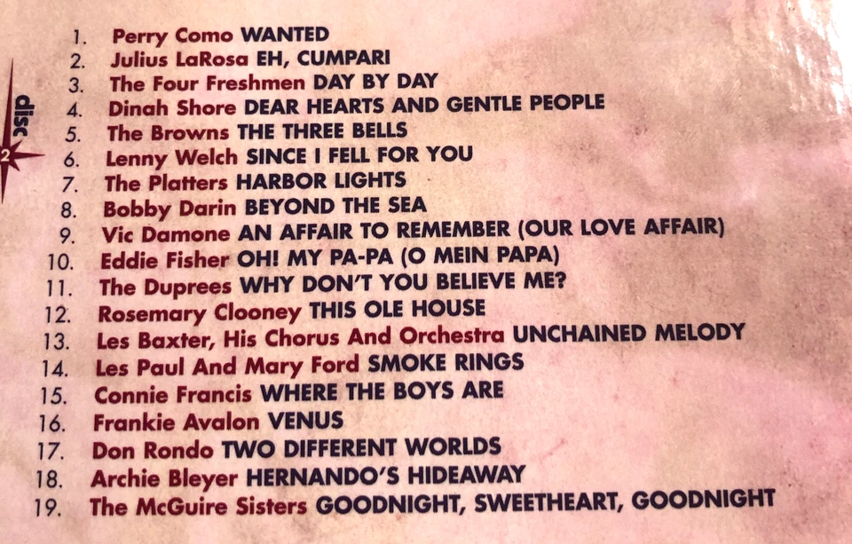 Moments To Remember Golden Hits 50S '60S  3x CD Box Set Bonus Disc  Les Paul Fou - Image 4 of 4